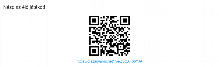 QR-kód a közönségnek